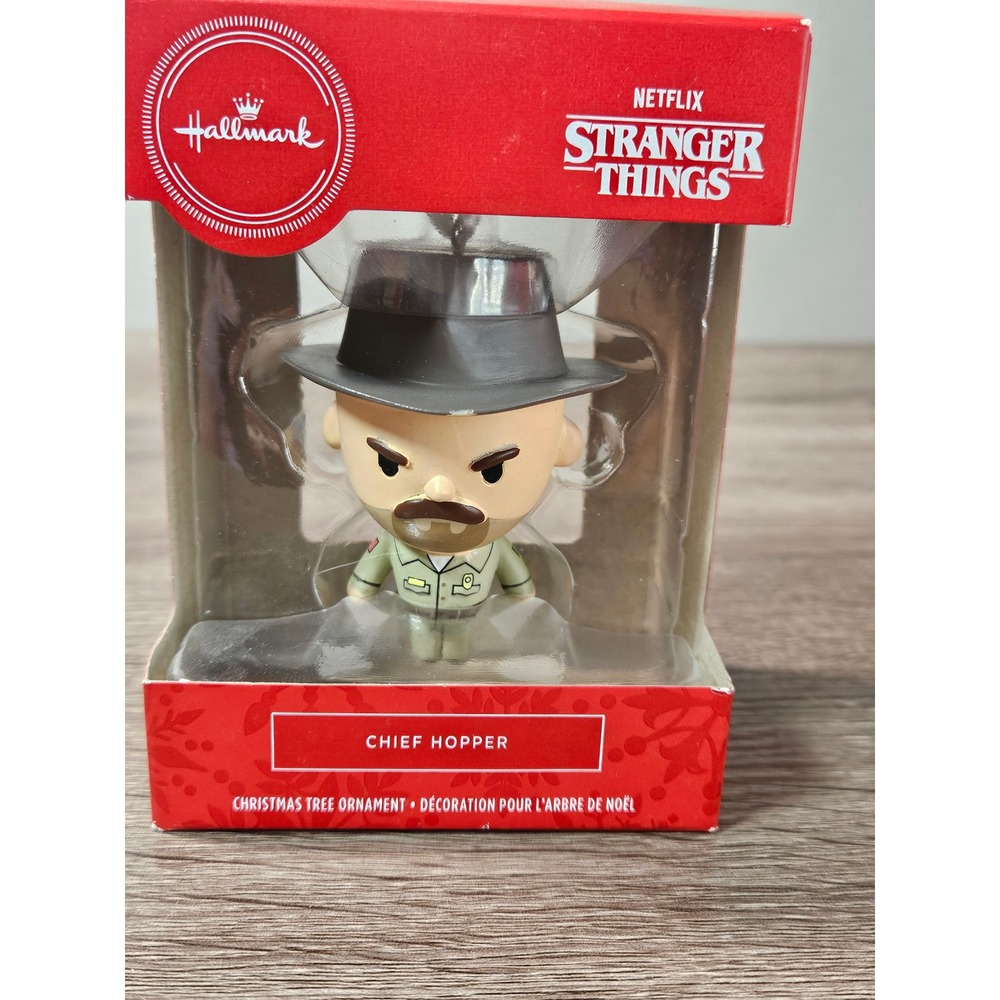Hallmark Stranger Things Chief Hopper Christmas Tree Ornament New In Box